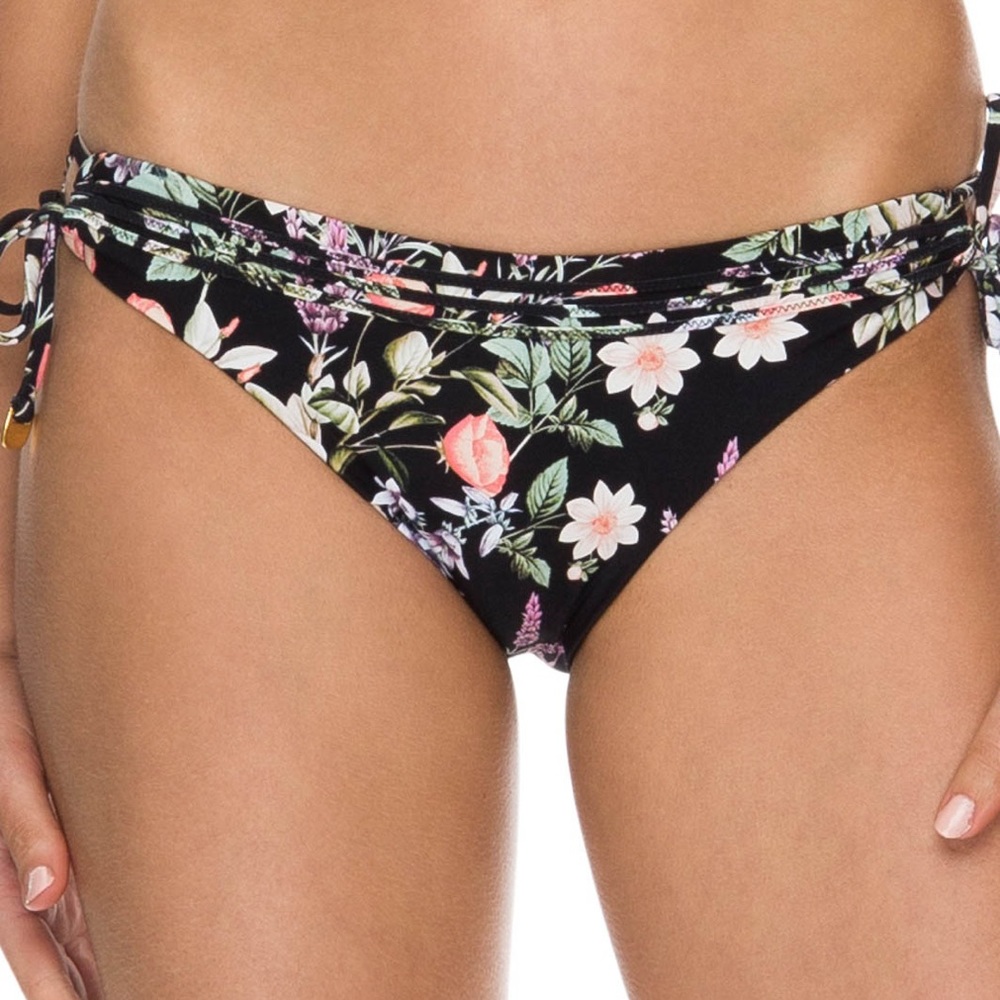 Azura Australia Florantine Tie Side Hipster Bikini Bottoms SZ US 8 NWOT